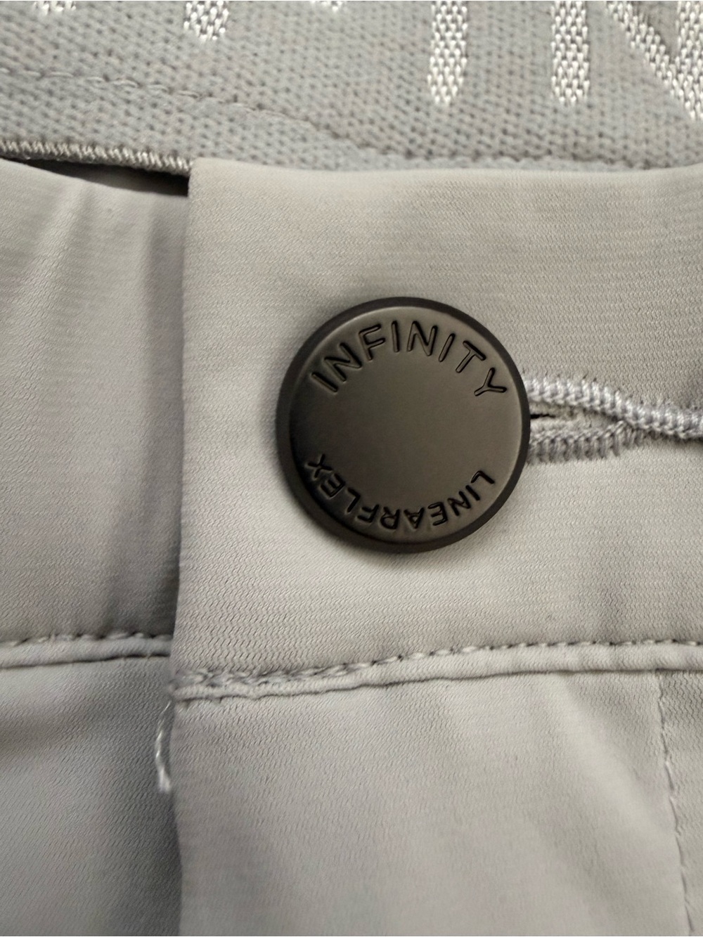 NFINITY Men's Light Gray Athletic Hybrid Shorts - Picture 5 of 6